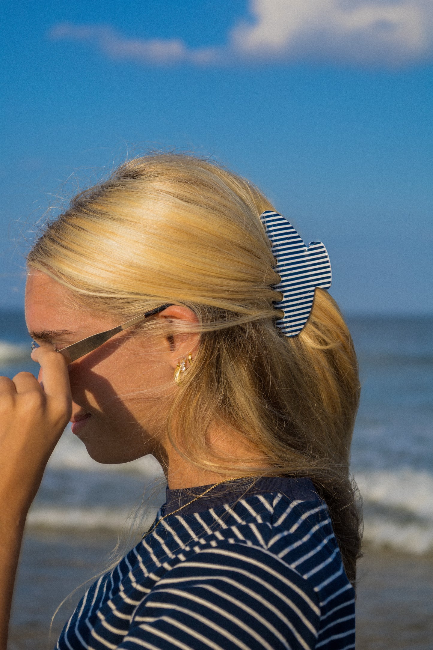 Striped Claw Clip