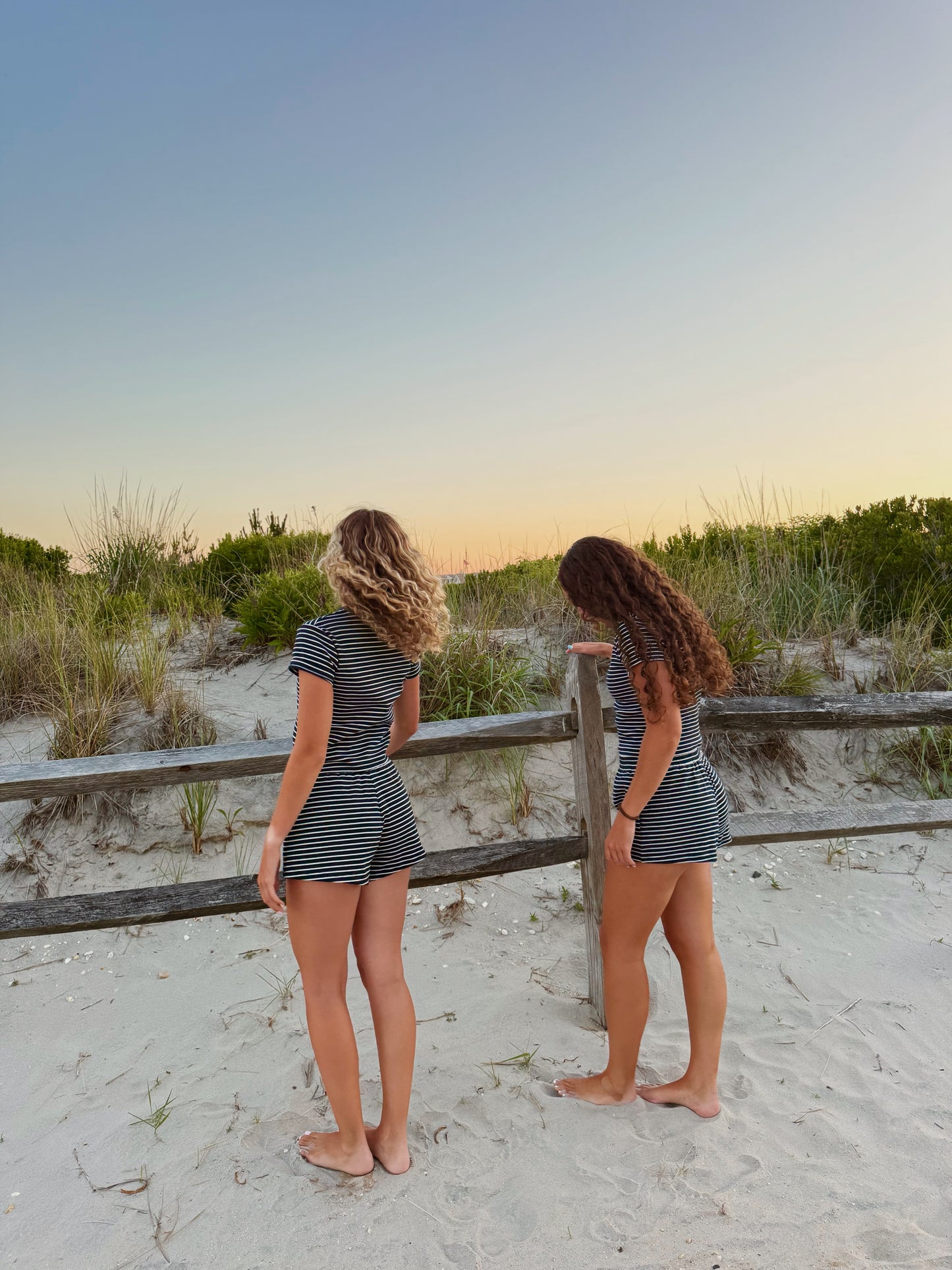 Striped Sweat Shorts
