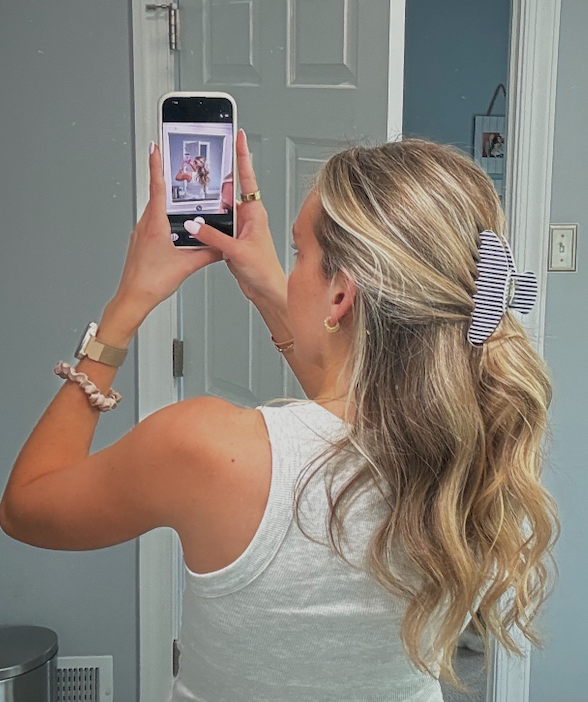 Striped Claw Clip